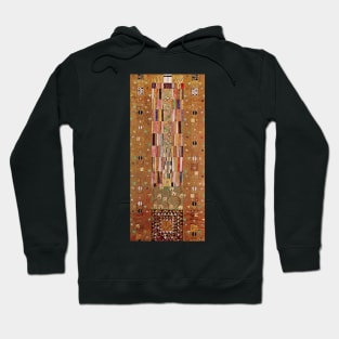 End of Wall, Stoclet Frieze by Gustav Klimt Hoodie